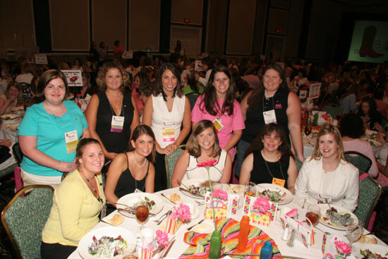 Table of 10 at Convention Sisterhood Luncheon Photograph 17, July 15, 2006 (image)