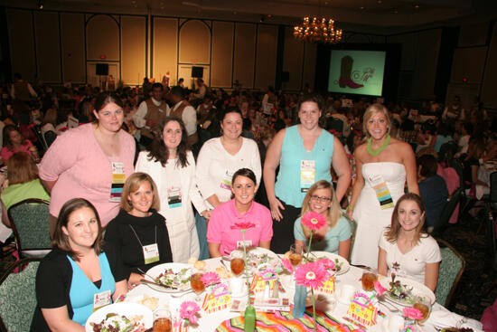 Table of 10 at Convention Sisterhood Luncheon Photograph 13, July 15, 2006 (image)