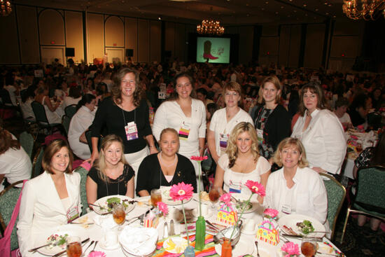 Table of 10 at Convention Sisterhood Luncheon Photograph 20, July 15, 2006 (image)