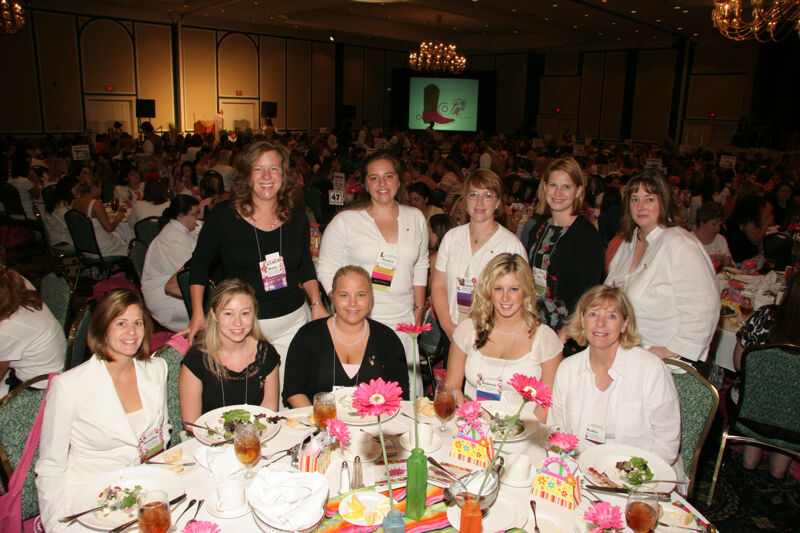 Table of 10 at Convention Sisterhood Luncheon Photograph 20, July 15, 2006 (Image)