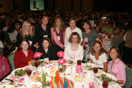 Table of 10 at Convention Sisterhood Luncheon Photograph 21, July 15, 2006 (image)