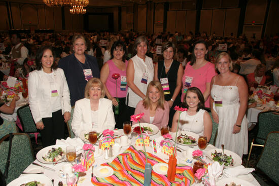 Table of 10 at Convention Sisterhood Luncheon Photograph 6, July 15, 2006 (image)