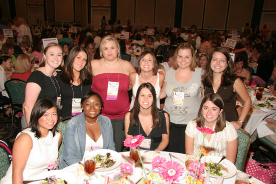 Table of 10 at Convention Sisterhood Luncheon Photograph 9, July 15, 2006 (image)