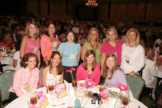 Table of 10 at Convention Sisterhood Luncheon Photograph 23, July 15, 2006 (image)