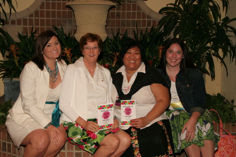 Group of Four at Convention Sisterhood Luncheon Photograph 1, July 15, 2006 (Image)