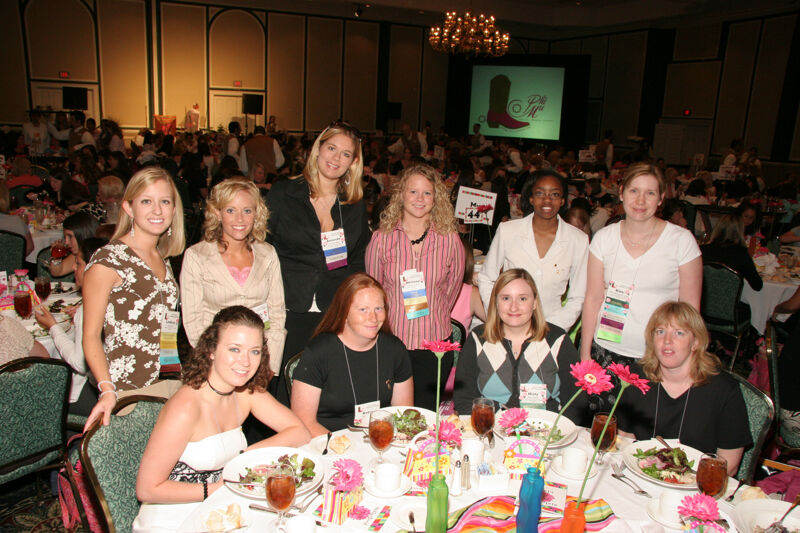 Table of 10 at Convention Sisterhood Luncheon Photograph 15, July 15, 2006 (Image)