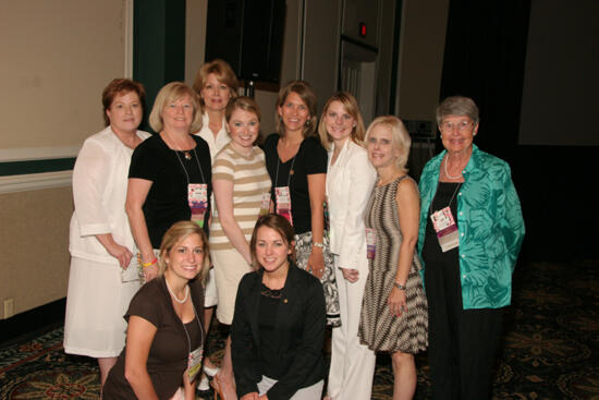 Group of 10 at Convention Sisterhood Luncheon Photograph 2, July 15, 2006 (image)