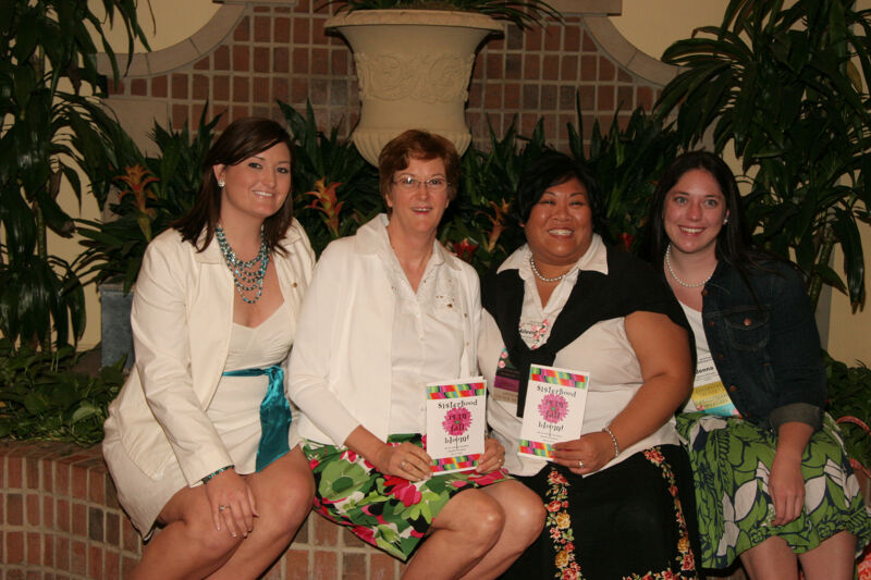 Group of Four at Convention Sisterhood Luncheon Photograph 2, July 15, 2006 (Image)