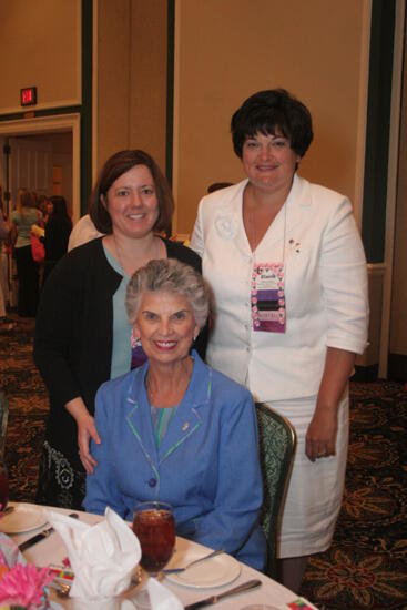 Sackinger, Maloy, and Unidentified at Convention Sisterhood Luncheon Photograph 2, July 15, 2006 (image)