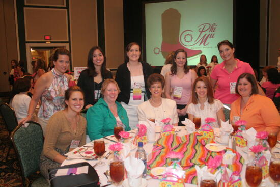 Table of 10 at Convention Sisterhood Luncheon Photograph 25, July 15, 2006 (image)