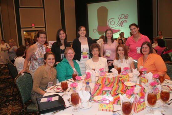 Table of 10 at Convention Sisterhood Luncheon Photograph 26, July 15, 2006 (image)