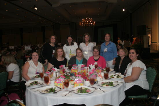 Table of 10 at Convention Sisterhood Luncheon Photograph 30, July 15, 2006 (image)