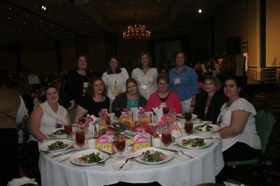 Table of 10 at Convention Sisterhood Luncheon Photograph 31, July 15, 2006 (image)