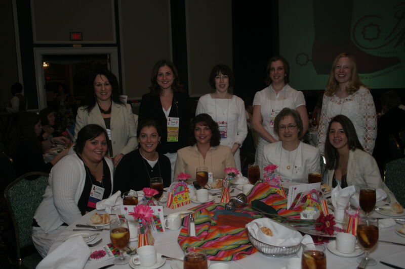July 15 Table of 10 at Convention Sisterhood Luncheon Photograph 33 Image
