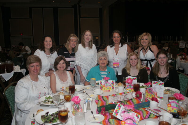 July 15 Table of 10 at Convention Sisterhood Luncheon Photograph 36 Image