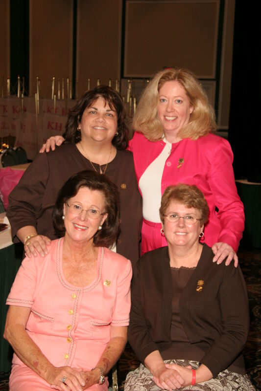 Grace, Lowden, McCarty, and Eggert at Convention Sisterhood Luncheon Photograph 2, July 15, 2006 (Image)