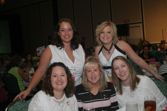 Five Phi Mus at Convention Sisterhood Luncheon Photograph 3, July 15, 2006 (image)