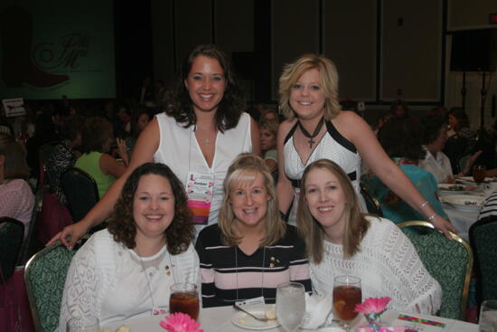 Five Phi Mus at Convention Sisterhood Luncheon Photograph 5, July 15, 2006 (image)