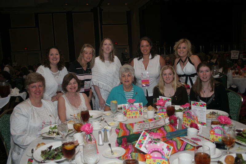 July 15 Table of 10 at Convention Sisterhood Luncheon Photograph 37 Image