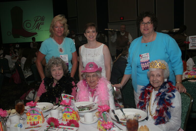 Table of Six at Convention Sisterhood Luncheon Photograph 1, July 15, 2006 (Image)