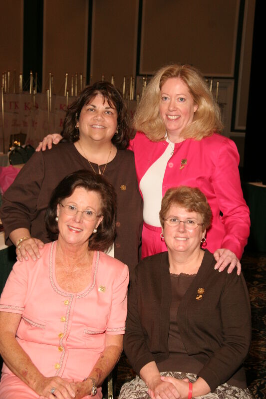 Grace, Lowden, McCarty, and Eggert at Convention Sisterhood Luncheon Photograph 1, July 15, 2006 (Image)