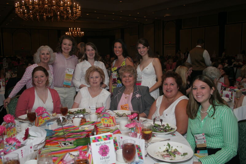 July 15 Table of 10 at Convention Sisterhood Luncheon Photograph 40 Image