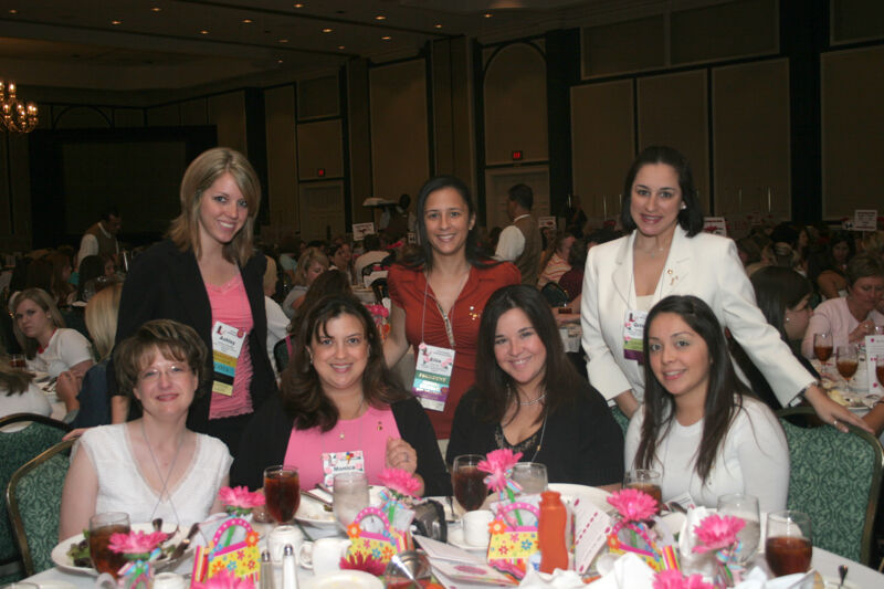 Table of Seven at Convention Sisterhood Luncheon Photograph 5, July 15, 2006 (Image)