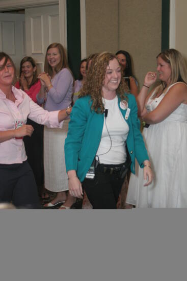 Phi Mu Staff Members Working at Convention Sisterhood Luncheon Photograph, July 15, 2006 (image)