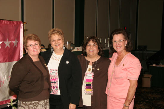 Eggert, Williams, Grace, and McCarty at Convention Sisterhood Luncheon Photograph 2, July 15, 2006 (image)