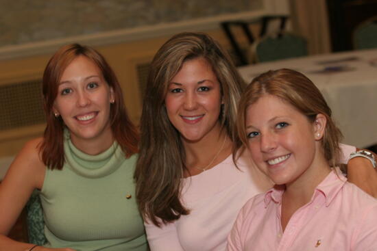 Three Unidentified Phi Mus at Convention Photograph, July 2006 (image)