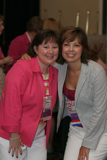 Robin Benoit and Shani Burley-Moore at Convention Parade of Flags Photograph, July 2006 (image)