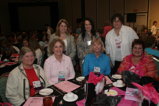 Table of Seven at Convention Luncheon Photograph, July 2006 (image)