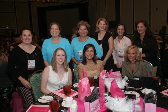 Table of Nine at Convention Luncheon Photograph 3, July 2006 (image)