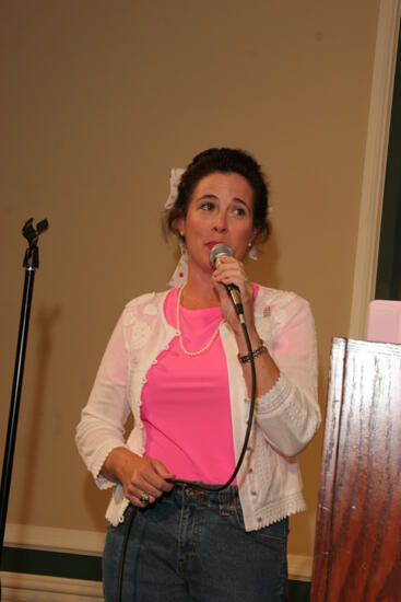 Mary Helen Griffis Entertaining at Thursday Convention Luncheon Photograph, July 13, 2006 (image)