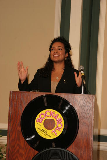 Unidentified Phi Mu Speaking at Thursday Convention Luncheon Photograph 2, July 13, 2006 (image)