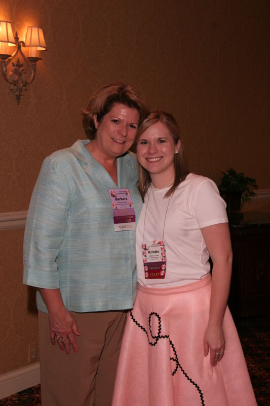 Barbara Scott and Kristin Jordan at Convention Photograph 2, July 13, 2006 (Image)