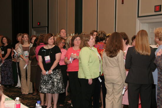 Phi Mus Receiving Pins at Thursday Convention Session Photograph 2, July 13, 2006 (image)