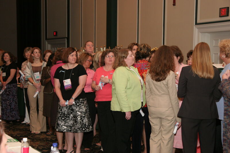 Phi Mus Receiving Pins at Thursday Convention Session Photograph 2, July 13, 2006 (Image)