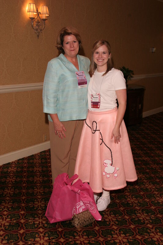 Barbara Scott and Kristin Jordan at Convention Photograph 1, July 13, 2006 (Image)