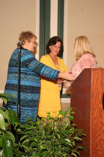 Williams, McCarty, and Unidentified at Thursday Convention Luncheon Photograph, July 13, 2006 (image)