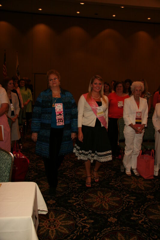 July 13 Kathy Williams and Page Entering Thursday Convention Session Photograph Image