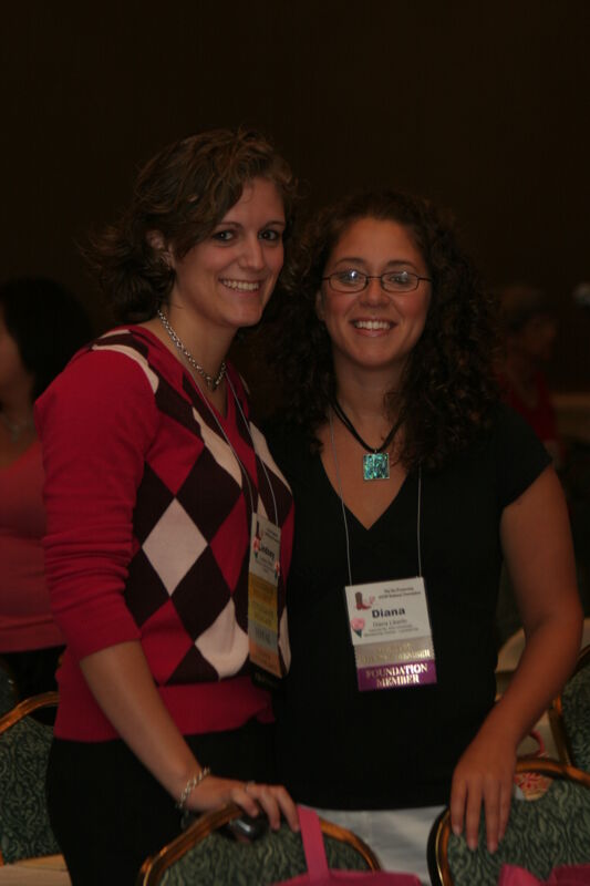Diana Liberto and Unidentified at Thursday Convention Session Photograph, July 13, 2006 (Image)