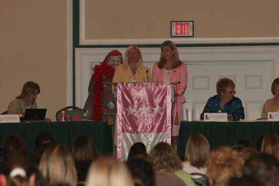 Kris Bridges and Andie Kash Speaking at Thursday Convention Session Photograph 3, July 13, 2006 (image)