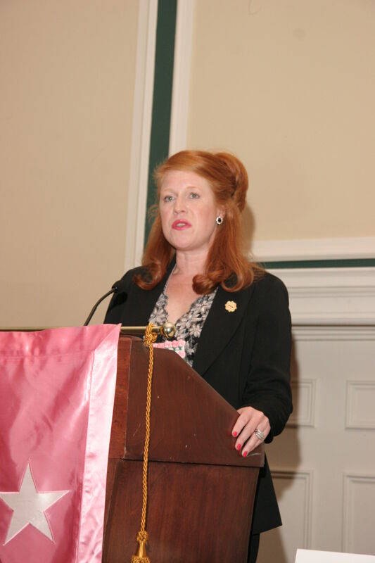 Margaret Hyer Speaking at Thursday Convention Session Photograph 1, July 13, 2006 (Image)