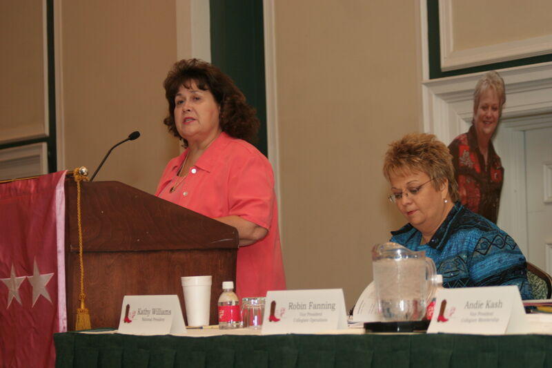 Mary Jane Johnson Speaking at Thursday Convention Session Photograph 3, July 13, 2006 (Image)