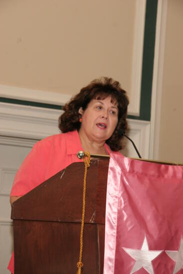 Mary Jane Johnson Speaking at Thursday Convention Session Photograph 2, July 13, 2006 (image)