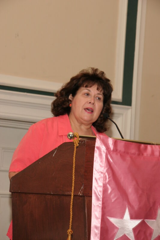 Mary Jane Johnson Speaking at Thursday Convention Session Photograph 2, July 13, 2006 (Image)