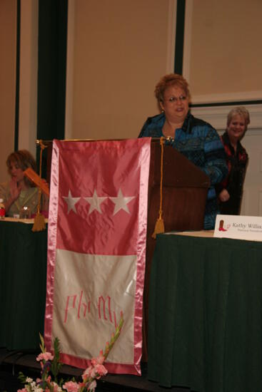 Kathy Williams Speaking at Thursday Convention Session Photograph 1, July 13, 2006 (image)