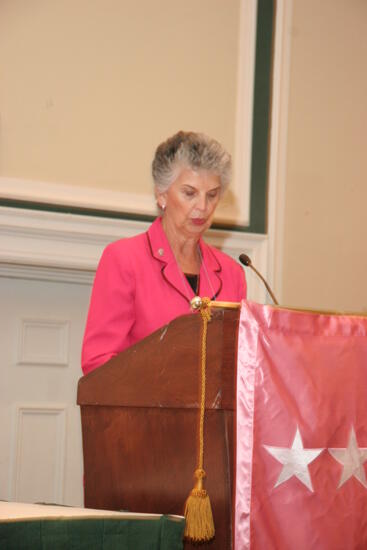 Patricia Sackinger Speaking at Thursday Convention Session Photograph 1, July 13, 2006 (image)