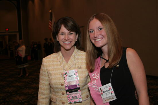 Beth Monnin and Rachel Yates in Thursday Convention Session Procession Photograph, July 13, 2006 (image)